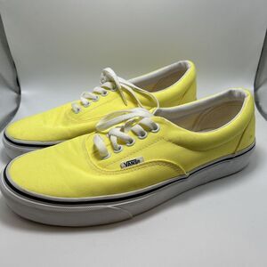 Vans canvas yellow shoes